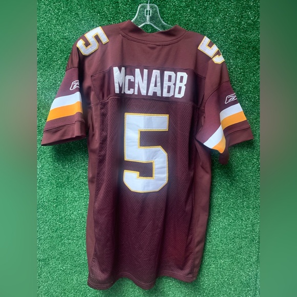 Washington Redskins Reebok #5 Donovan McNabb Authentic Burgundy Size 48 Jersey - Picture 1 of 4